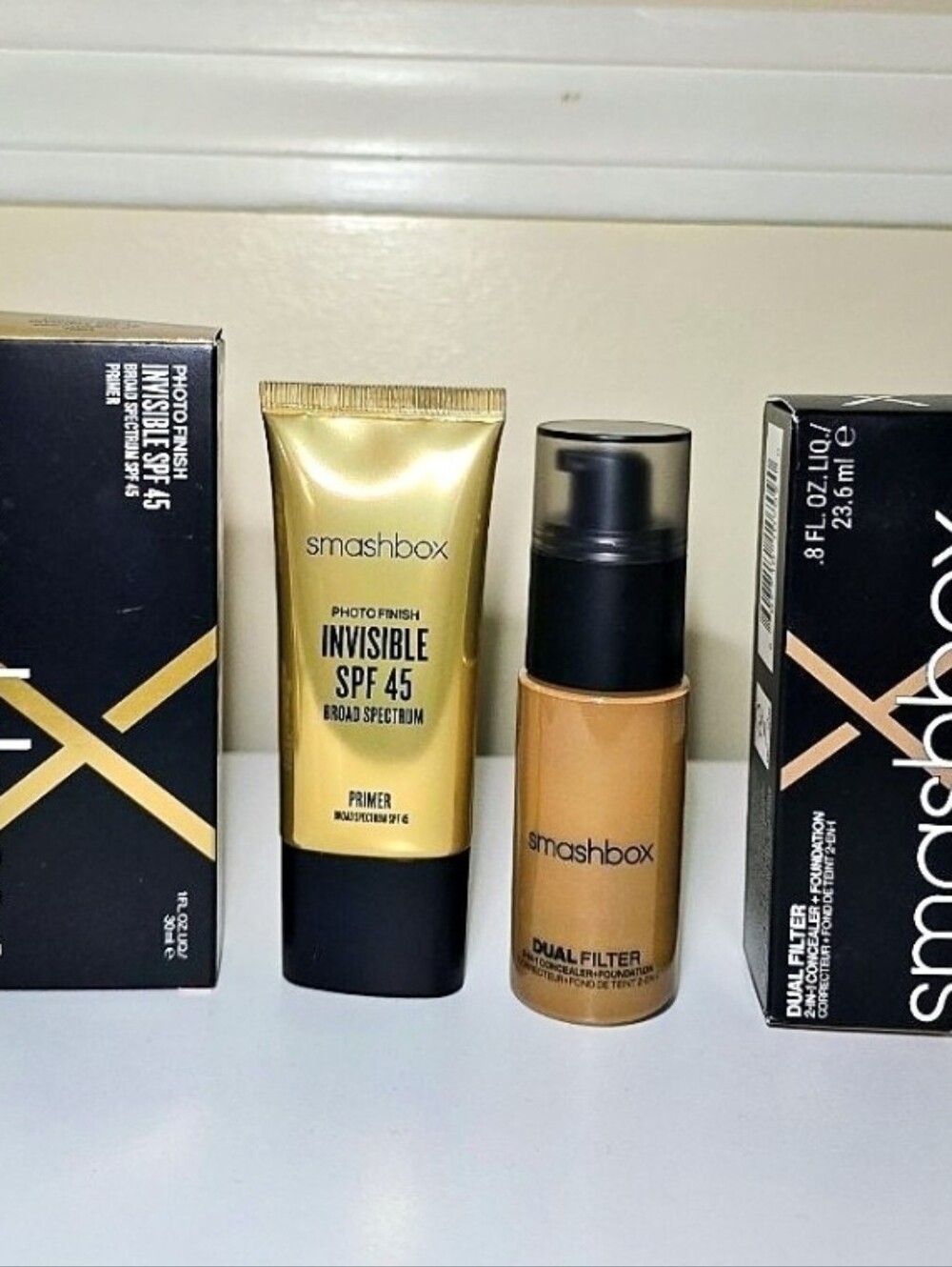 Smashbox Photo Finish Invisible SPF 45 Primer & Dual Filter Foundation